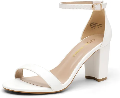 Miniatura 35 de DREAM PAIRS - Sandalias de tacón grueso y bajo para mujer