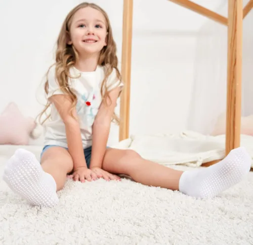 Miniatura 9 de Calcetines tobilleros antideslizantes Zaples para bebés con suelas antideslizantes para bebés, niños pequeños, niños y niñas