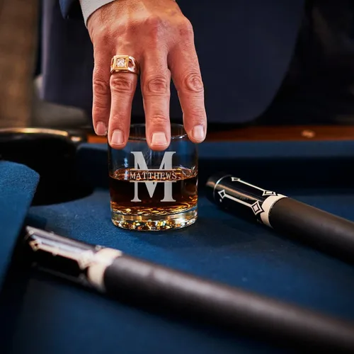 Miniatura 4 de Juego de presentación de decantador de whisky personalizado