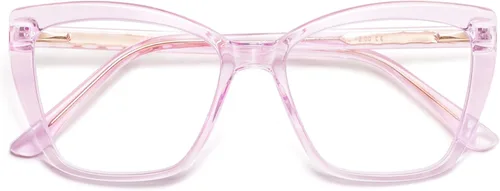 Miniatura 10 de AMOMOMA Trendy TR90 Gafas de Lectura Grandes con Filtro de Luz Azul para Mujeres, Elegantes Gafas Cuadradas Tipo Ojo de Gato AM6031