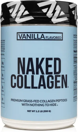 Miniatura 9 de NAKED Polvo de proteína de péptidos de colágeno de chocolate, 24 porciones, obtenido de ganado alimentado con pasto, suplemento de colágeno