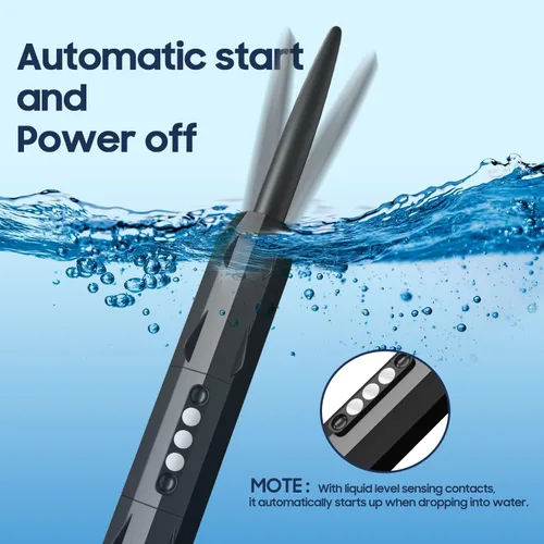 Miniatura 10 de Señuelo inteligente robótico para pesca, señuelos eléctricos de pesca Wobbler recargable por USB, cebo de natación, aparejos de pesca, acción