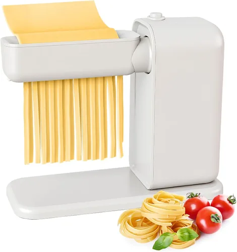 Miniatura 8 de Máquina eléctrica para hacer pasta, máquina para hacer pasta 3 en 1, incluye rodillo de pasta cortador de espaguetis y cortador de fettuccine