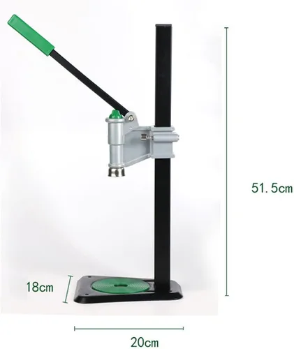 Miniatura 7 de Herramienta manual para taponadora de botellas para elaboración de cerveza casera, resistente metal fuerte de fácil acción, máquina taponadora