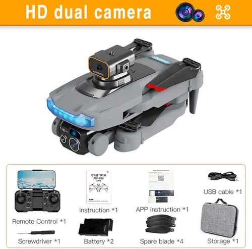 Miniatura 9 de GoolRC Mini dron con control remoto con cámara única Quadcopter plegable sin cabeza con función de evitación de obstáculos Fotografía de gestos