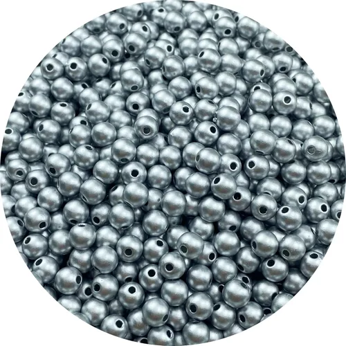 Miniatura 21 de 100 cuentas de perlas para manualidades, perlas de resina de 0.47 pulgadas para hacer joyas, cuentas redondas a granel con agujero para collares