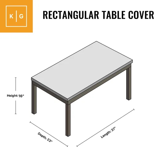 Miniatura 3 de Funda resistente para muebles de exterior, fundas cuadradas y rectangulares impermeables con rejillas de ventilación de aire, para otomanas, mesas