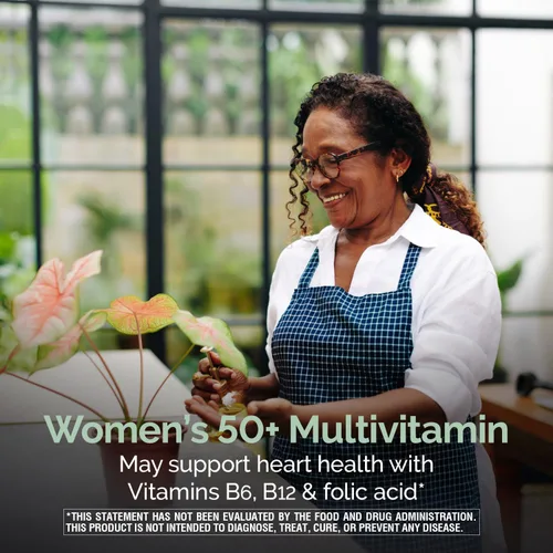 Miniatura 3 de Nature's Wonder Suplemento multivitamínico/multimineral avanzado para mujer 50+ con vitamina D3 y vitaminas B, 120 tabletas, suministro para 120 días