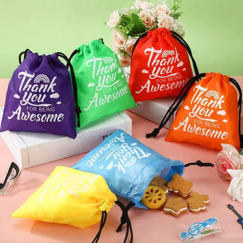 Miniatura 6 de Paterr 24 bolsas de regalo de agradecimiento a los empleados, bolsas de agradecimiento para ser impresionante, con cordón, compañeros de trabajo