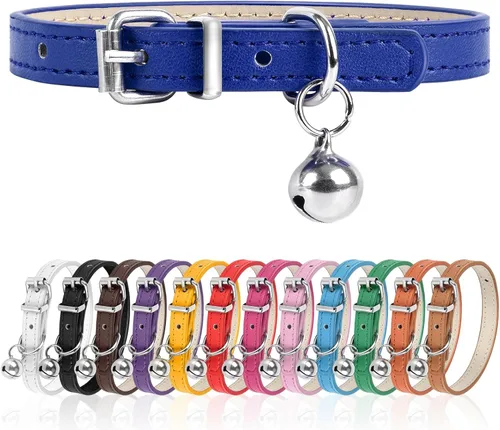 Miniatura 16 de Collar de perro XXS para Teacup, collar de perro Teacup ajustable para perros pequeños, medianos y grandes, 3/8 pulgadas de ancho (blanco, XXS)