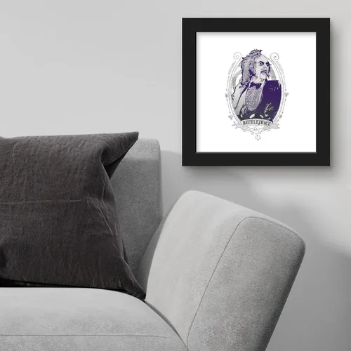 Miniatura 3 de Trends International Gallery Pops Beetlejuice - Póster de pared con retrato de Beetlejuice, 12.00 x 12.00 pulgadas, versión de marco negro