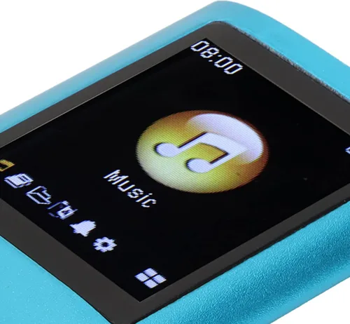 Miniatura 8 de Reproductor de música digital Reproductor MP4 Reproductor de MP3 ultrafino compatible con la mayoría de formatos de sonido, compatible con tarjeta