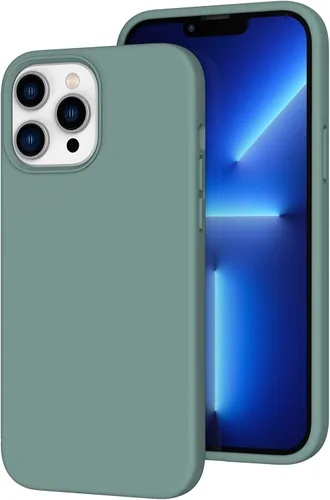 Miniatura 187 de Funda de silicona líquida compatible con iPhone 11 (6.1 pulgadas), cubierta de goma de gel de protección completa con forro de microfibra suave