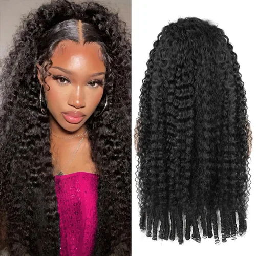 Miniatura 34 de CHEETAHBEAUTY Pelucas de cabello humano brasileño ondulado profundo #4 marrón chocolate 13X6 HD de encaje frontal transparente grado 10A rizado