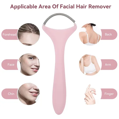 Miniatura 3 de 2 unidades de removedor de vello facial de primavera, depiladora facial portátil para mujeres, herramientas de depilación facial Rem Spring