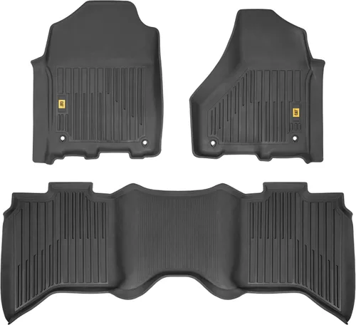 Miniatura 21 de CAT® Signature™ - Alfombrillas resistentes de 3 piezas para todo tipo de clima para automóviles, camiones y SUV, juego completo de alfombrillas