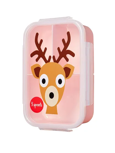 Miniatura 2 de 3 Sprouts Lonchera Bento Box - Contenedor de 3 compartimentos para niños - Ciervo