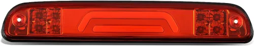 DNA MOTORING 3BL-FSPRAN99-3D-LED-RD Lente roja 3D LED de montaje alto 3ª tercera luz de freno [compatible con 93-11 Ranger / 99-16 F250-550 SD /