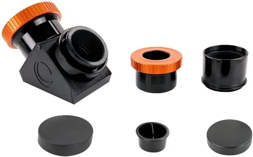 Miniatura 2 de Celestron 93573 Dielectric Star Diagonal 2" con bloqueo giratorio y ocular 93433 Luminos 0.748 in (plata/negro)