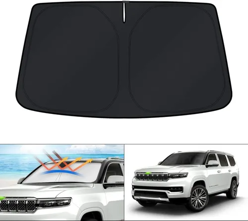 Miniatura 110 de KUST - Parasol plegable para parabrisas para Ford Ranger, accesorios 2019-2025 2026, parasol personalizado para ventana, protector solar plegable