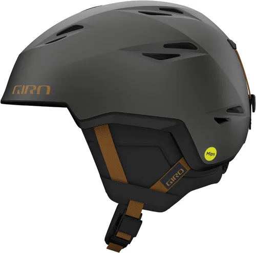 Miniatura 17 de Giro Grid - Casco esférico de esquí de nieve para hombres y mujeres, diseñado para guías de campo, campo lateral y atletas de turismo Grafito
