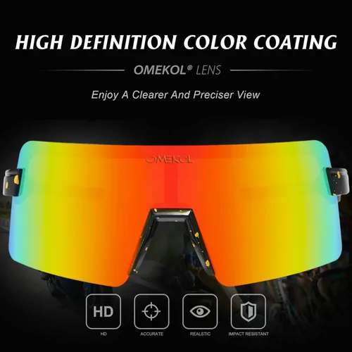 Miniatura 3 de Dos tamaños para adultos y jóvenes, lentes de sol polarizados para hombres y mujeres, para deportes al aire libre, gafas de béisbol UV400, gafas