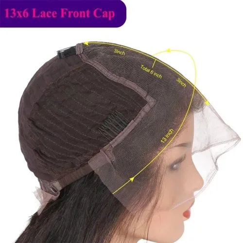 Miniatura 6 de Pelucas de cabello humano ondulado corto con reflejos #1B/27, pelucas de encaje HD, predepiladas, densidad del 150%, cuerpo corto, ondulado, 13x6