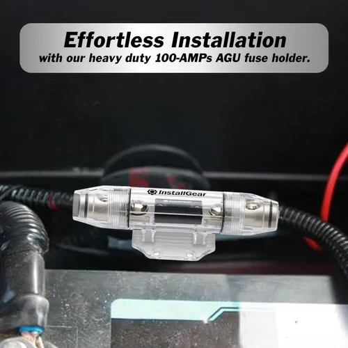 Miniatura 5 de InstallGear Kit de cableado de amplificador dual calibre 4 - Kit de instalación de amplificador True Spec con cable de tacto suave - Kits de cable