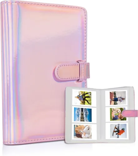 Miniatura 11 de Mini álbum de 108 bolsillos compatible con película Fujifilm Instax Mini, adecuado para Instax Mini 12/11/7+/40/9/Evo/Link 2, álbum de fotos de 2 x