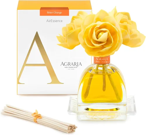 Miniatura 30 de AGRARIA Set de Difusor de Aroma de Flores y Varillas AirEssence, Juego de Fragancia Botánica de Flores Sola Hecho a Mano, Juego de Difusor de Aceite