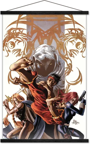 Miniatura 8 de Trends International Marvel Comics - Póster de pared Secret Avengers #7, 14.725 x 22.375 pulgadas, versión enmarcada de madera de granero