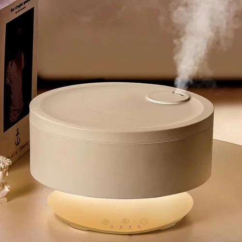 Humidificadores fáciles de limpiar, difusor de aceite esencial, luz colorida, humidificadores ultrasónicos de llenado superior con niebla fría para
