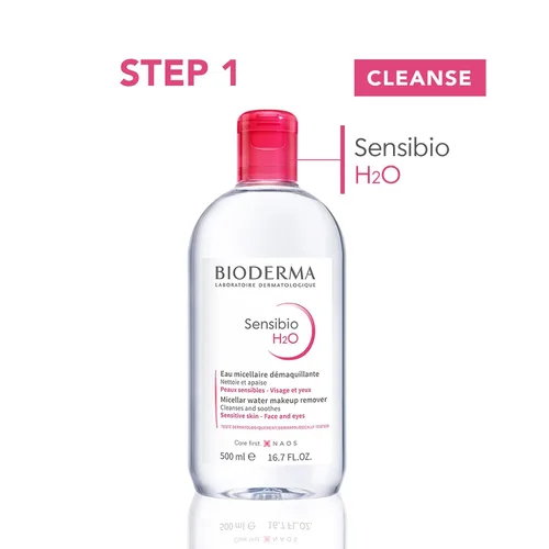 Miniatura 2 de Bioderma - Sensibio - Agua Micelar H2O - Limpiador Desmaquillante - Limpiador Facial para Piel Sensible