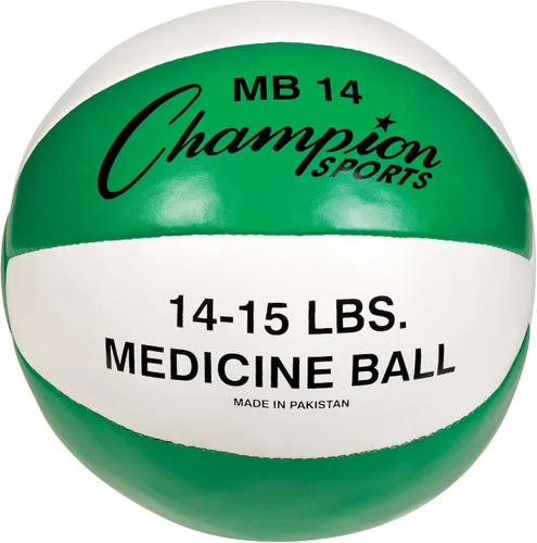 Miniatura 6 de Champion Sports Leather Medicine Balls – Durable Weighted Balls for Strength, Core & Conditioning Training