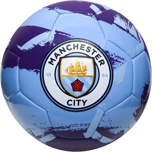 Miniatura 3 de Icon Sports Official Manchester City FC Soccer Ball MC93BL-Azul claro