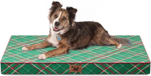 Miniatura 133 de Cama ortopédica de felpa para perros y cachorros medianos, camas impermeables para perros de 30 x 20 pulgadas con funda extraíble lavable, tapete