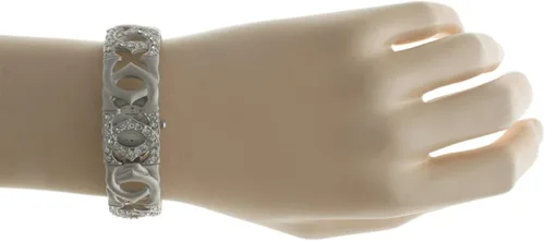 Miniatura 4 de Peugeot - Reloj de pulsera para mujer color plateado mate con doble C