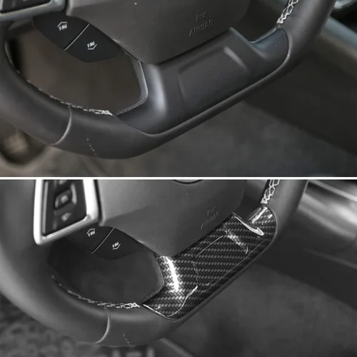Miniatura 5 de Voodonala Cubierta de fibra de carbono para volante Chevrolet Chevy Camaro Accesorios interiores 2017-2025