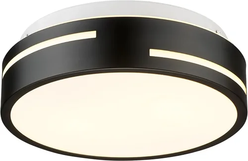 Miniatura 15 de AUTELO Lámpara de techo de montaje empotrado de 12 pulgadas, pantalla de vidrio esmerilado, lámpara de techo de 2 luces cerca del techo en acabado