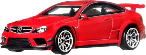 Miniatura 2 de Hot Wheels Mercedes-Benz C63 AMG Coupé Black Series, Premium 1:64 Escala 1:64