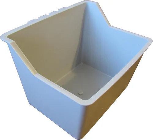 Miniatura 2 de Pinnon Hatch Farms Taza de jaula grande 3QT/96 FL OZ colgante de alimentación y jaula de agua taza (1 unidad)