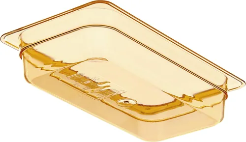 Miniatura 2 de Carlisle FoodService Products Sartén de alimentos de alta temperatura, contenedor de almacenamiento de alimentos de tamaño 1/3 para servir alimentos