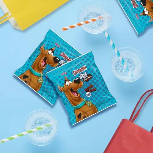 Miniatura 5 de Kellogg's SCOOBY-DOO! - Bocadillos horneados de galletas Graham, aperitivos para el almuerzo, chocolate (40 bolsas)
