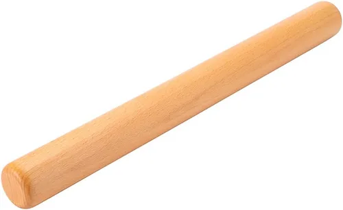 Miniatura 8 de Rodillo francés clásico de madera de bambú para hornear pizza pastel galleta, 13 pulgadas
