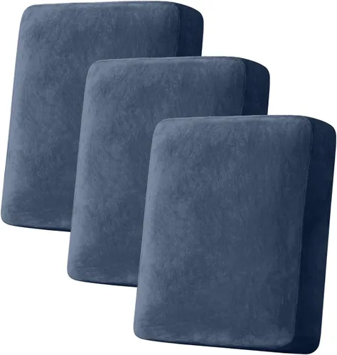 Miniatura 88 de Funda para Sofá de Terciopelo Elástico Funda de Cojín de Sofá 1 Pieza - Funda Deslizable Elástica Lavable para Asiento o Respaldo, Fundas de Asiento