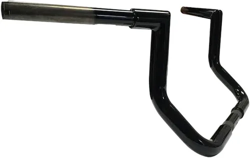 Miniatura 2 de Dominator Industries Manillar Bagger Ape de corte ingletador de 1 1/4 pulgadas, elevación de 10 pulgadas, negro brillante, compatible con Electra