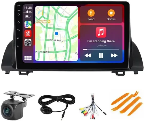 Radio estéreo Android para Honda Accord 10ª pantalla no táctil 2018-2022, Biorunn 10.1 pulgadas GPS Navi inalámbrico Car-Play Android Auto Upgrade