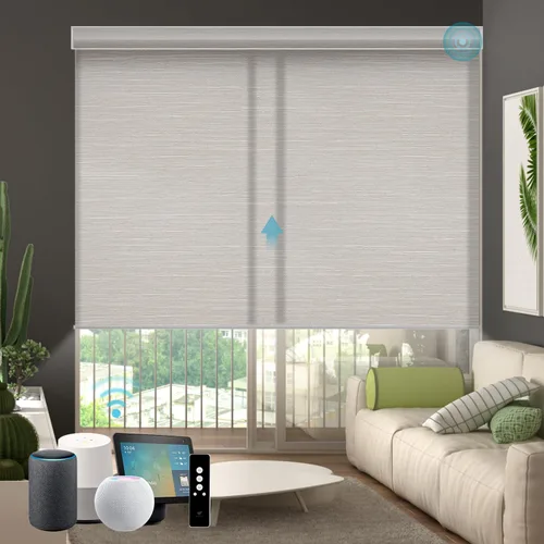 Miniatura 58 de SmartWings Persianas Motorizadas con Filtro de Luz, Compatible con Matter Thread Homekit Z-Wave Alexa Google, Persianas con 70% de Opacidad Safari