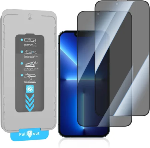 Miniatura 25 de KUZOOM Paquete de 2 protectores de pantalla HD para iPhone 17/16 Pro [6.3 pulgadas], alta definición claridad 9H+ vidrio templado, película