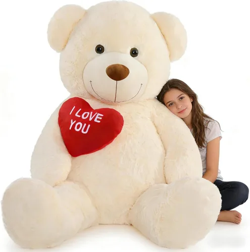 Miniatura 20 de Tezituor Oso de Peluche Marrón Beige de 24 Pulgadas - Juguetes de Oso de Peluche para Niños y Niñas